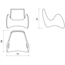 Кресло парикмахерское "Flow Chair"