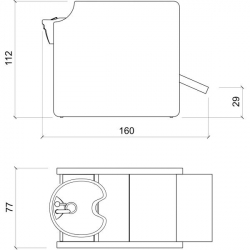 Парикмахерская мойка "PRIVACY WASH SHIATSU 1P"