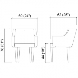 Кресло для холла "BIRKSOFA"