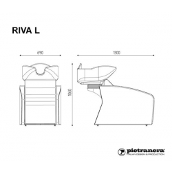 Мойка парикмахерская "RIVA L - RELAX"