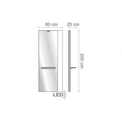 Зеркало парикмахерское "LIGHT"