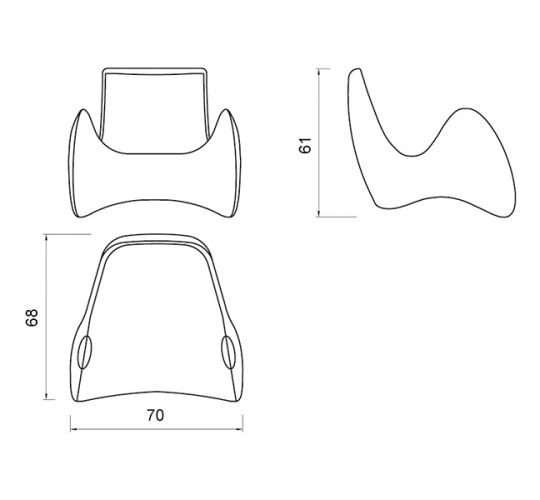 Кресло парикмахерское "Flow Chair"