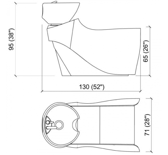 Мойка парикмахерская "MUU MUU BASIC"