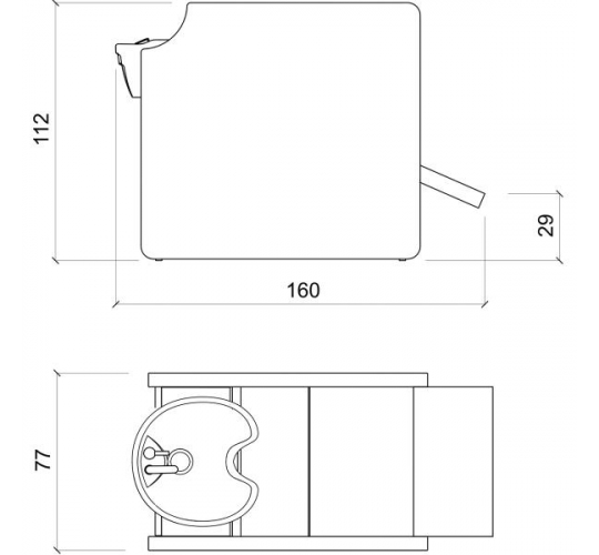 Парикмахерская мойка "PRIVACY WASH SHIATSU 1P"