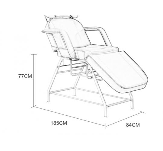 Косметологическая кушетка "HZ-3557B" механика