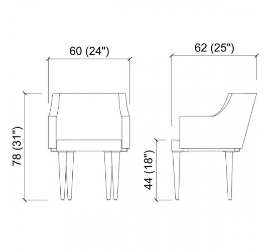 Кресло для холла "BIRKSOFA"