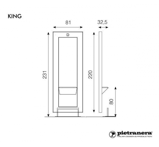 Зеркало парикмахерское "KING TECNO"