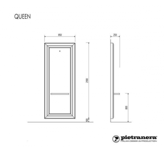 Зеркало парикмахерское "QUEEN"