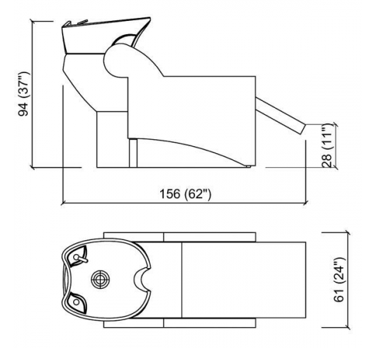 Мойка парикмахерская "WASHLOUNGE JUBILEE SHIATSU"