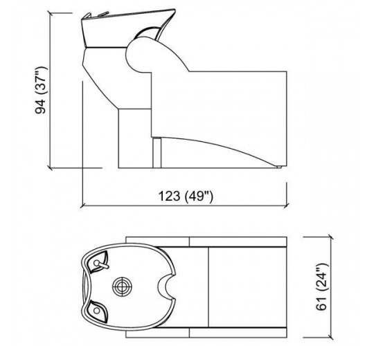 Мойка парикмахерская "WASHLOUNGE JUBILEE BASIC"