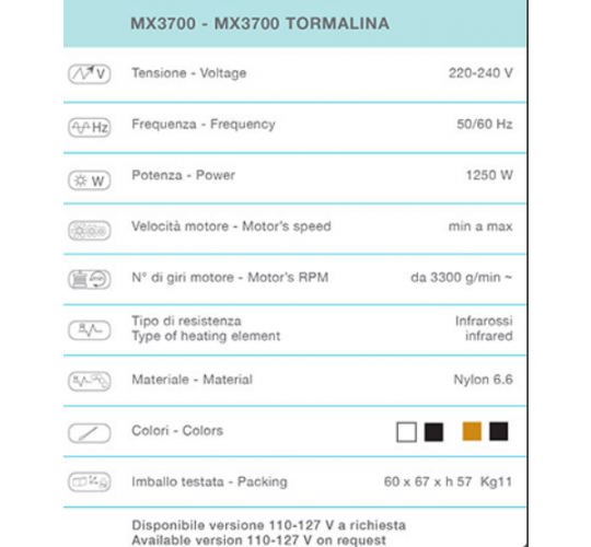 Климазон "MX3700 tormalina"