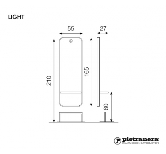 Зеркало парикмахерское "LIGHT"