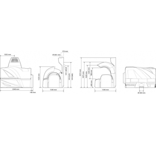 Горизонтальный солярий "Luxura VEGAZ 9200 HIGHBRID"